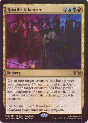Hostile Takeover 191/281 - Foil Streets of New Capenna Foil Singles