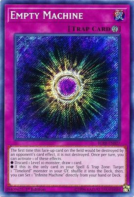 Empty Machine - BLRR-EN027 - Secret Rare 1st Edition Battles of Legend: Relentless Revenge Singles