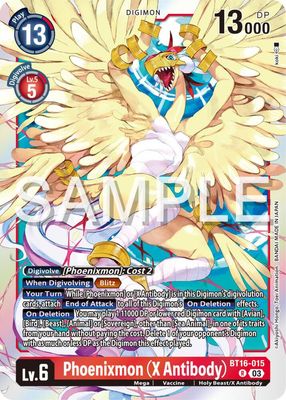 Phoenixmon (X Antibody) - Beginning Observer (BT16) Beginning Observer