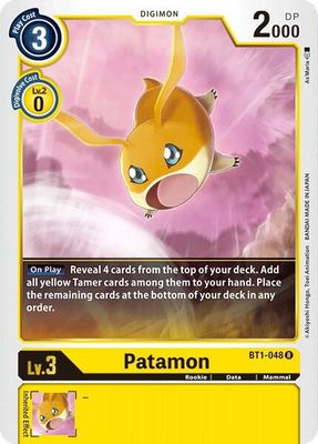 Patamon - Release Special Booster (BT01-03) Release Special Booster