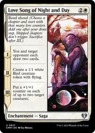 Love Song of Night and Day 0827 Commander Masters Singles