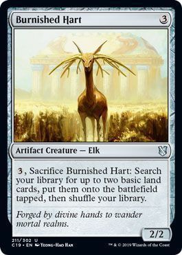 Burnished Hart 211/302 - Commander 2019 Singles
