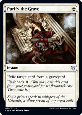 Purify the Grave 071/302 - Commander 2019 Singles