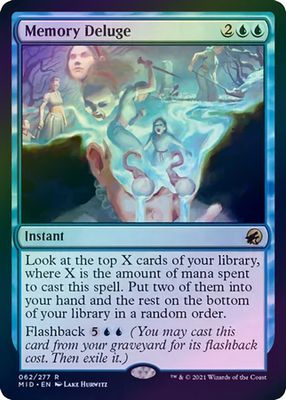 Memory Deluge 062/277 - Foil Innistrad: Midnight Hunt Foil Singles