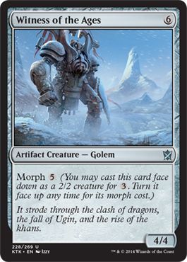 Witness of the Ages 228/269 - Khans of Tarkir Singles