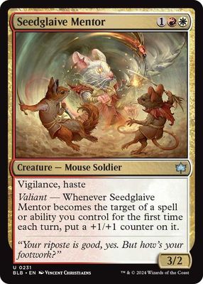 Seedglaive Mentor - Bloomburrow (BLB) Bloomburrow