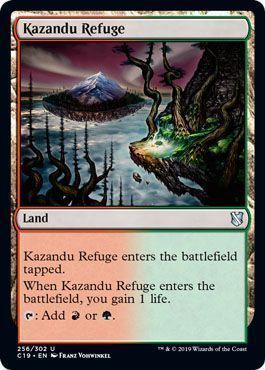 Kazandu Refuge 256/302 Commander 2019 Singles