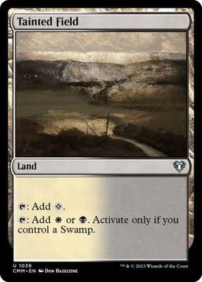 Tainted Field 1039 Commander Masters Singles