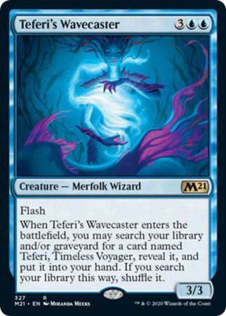Teferi&#39;s Wavecaster 327 - Planeswalker Deck Magic 2021 (M21) Singles