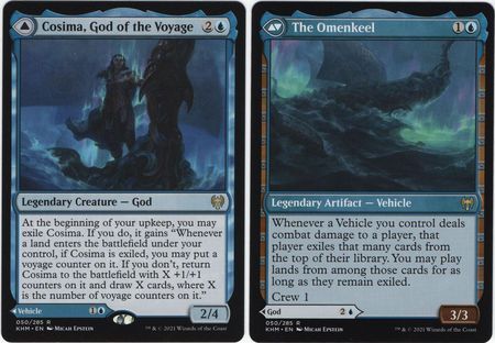 Cosima, God of the Voyage | The Omenkeel 050/285 Kaldheim Singles