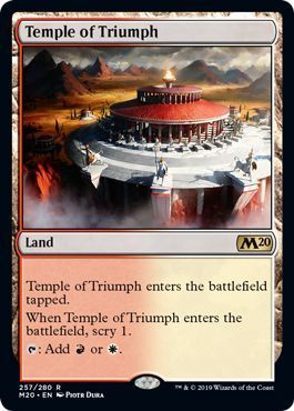 Temple of Triumph 257/280 Magic 2020 (M20) Singles