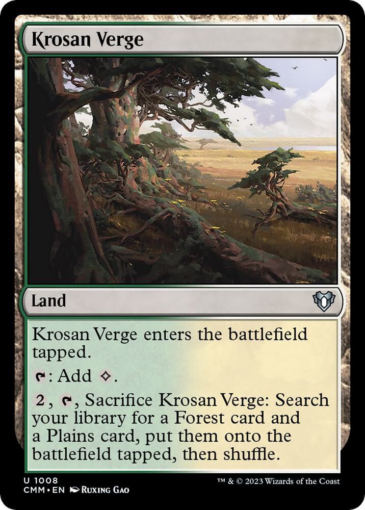 Krosan Verge 1008 - Commander Masters (CMM)