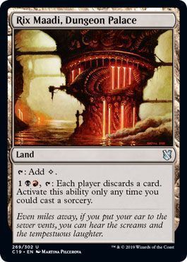 Rix Maadi, Dungeon Palace 269/302 Commander 2019 Singles