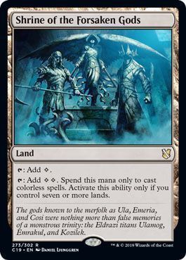 Shrine of the Forsaken Gods 273/302 Commander 2019 Singles