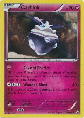 Carbink - 68/106 - Holo Rare XY: Flashfire Singles