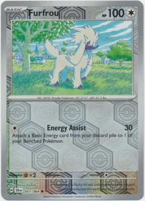 Furfrou - 051/064 - Common Reverse Holo Shrouded Fable Reverse Holo Singles