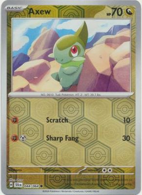 Axew - 044/064 - Common Reverse Holo Shrouded Fable Reverse Holo Singles
