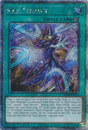 Soul Servant - RA03-EN271 - Quarter Century Secret Rare 1st Edition Quarter Century Bonanza 1st Edition Singles