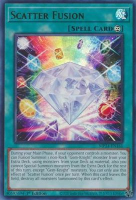 Scatter Fusion - MP24-EN161 - Ultra Rare 1st Edition Mega Tin 2024 Dueling Mirrors Singles
