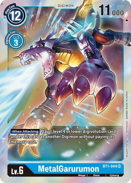 MetalGarurumon - BT1-044 - Release Special Booster (BT01-03) Release Special Booster