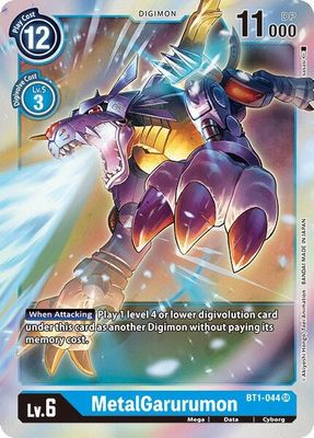 MetalGarurumon - BT1-044 - Release Special Booster (BT01-03) Release Special Booster