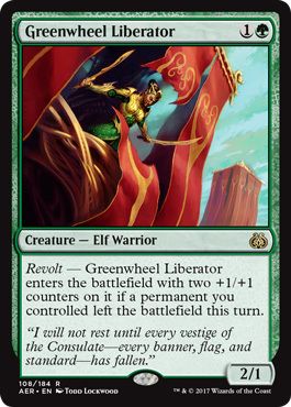 Greenwheel Liberator 108/184 Aether Revolt Singles