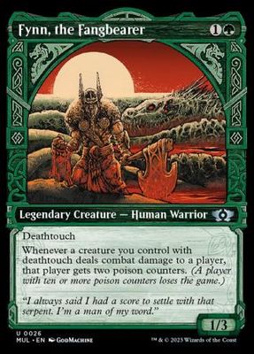 Fynn, the Fangbearer 0026 - Showcase March of the Machine Multiverse Legend Singles