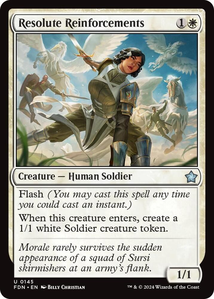 Resolute Reinforcements - Foundations (Foil) Foundations