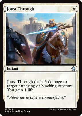 Joust Through - Foundations (FDN) Foundations