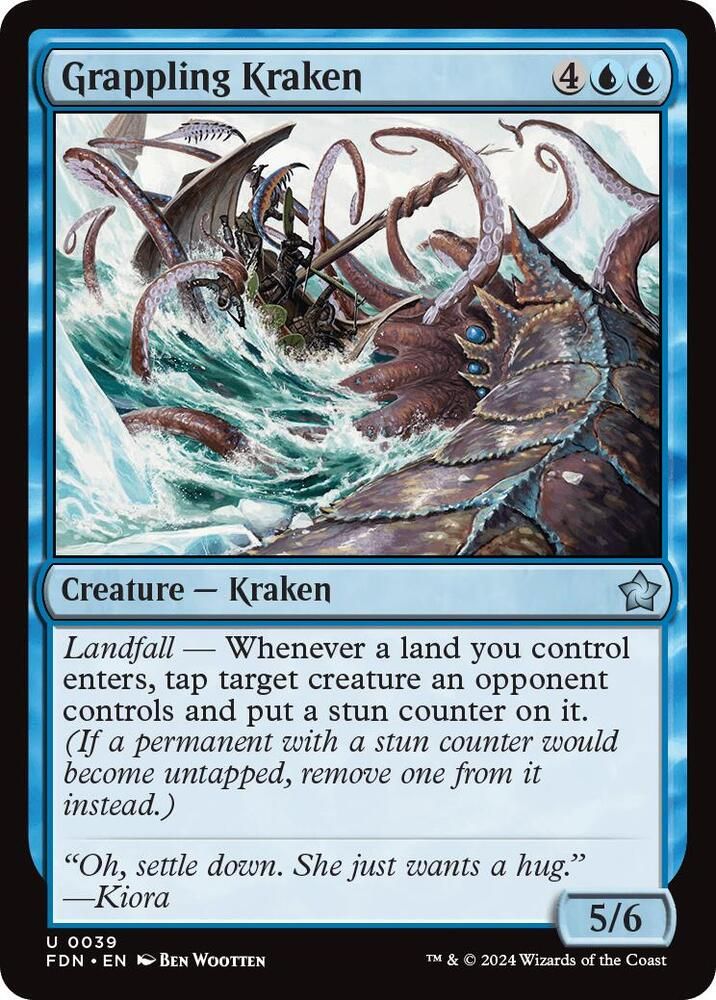 Grappling Kraken - Foundations (Foil) Foundations