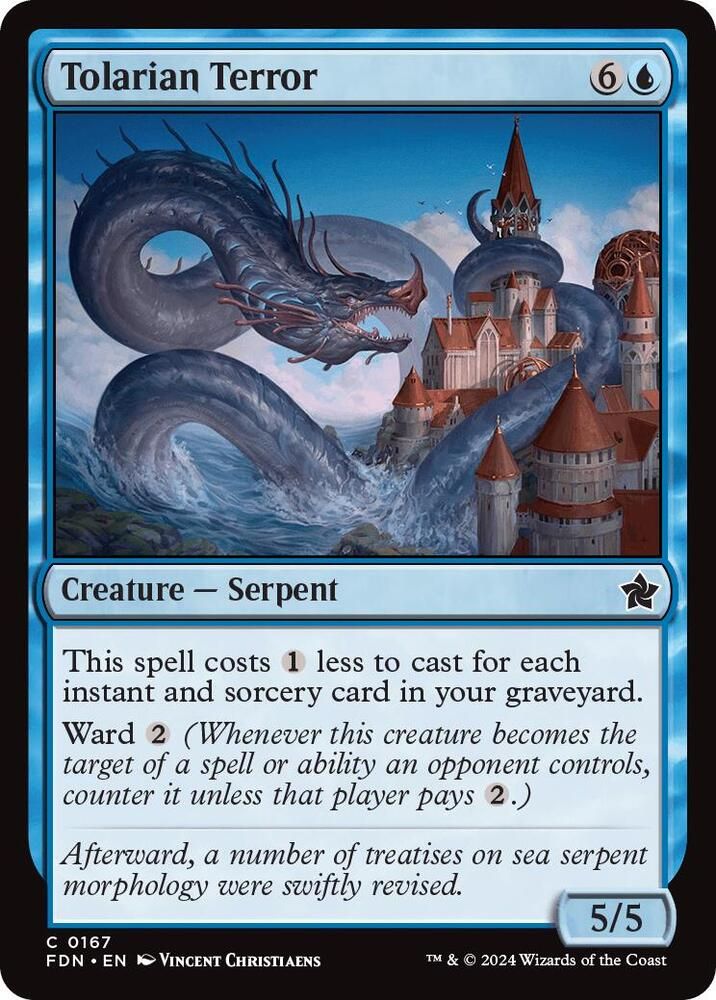 Tolarian Terror - Foundations (Foil) Foundations