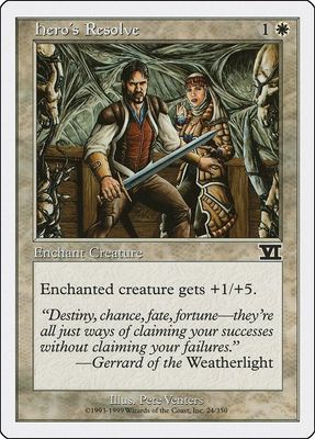 Hero&#39;s Resolve - Classic Sixth Edition (6ED) Classic Sixth Edition