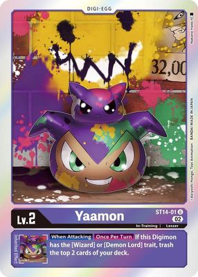 Yaamon - Starter Deck 14: Beelzemon Advanced Deck Set (ST-14) Starter Deck 14: Beelzemon Advanced Deck Set
