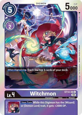 Witchmon - Starter Deck 14: Beelzemon Advanced Deck Set (ST-14) Starter Deck 14: Beelzemon Advanced Deck Set