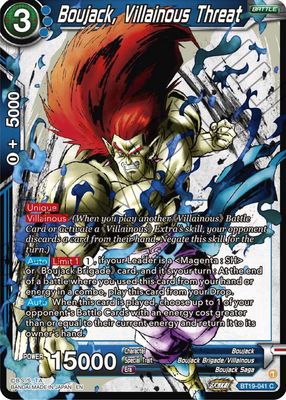 Boujack, Villainous threat - Fighter&#39;s Ambition (DBS-B19) Fighter&#39;s Ambition