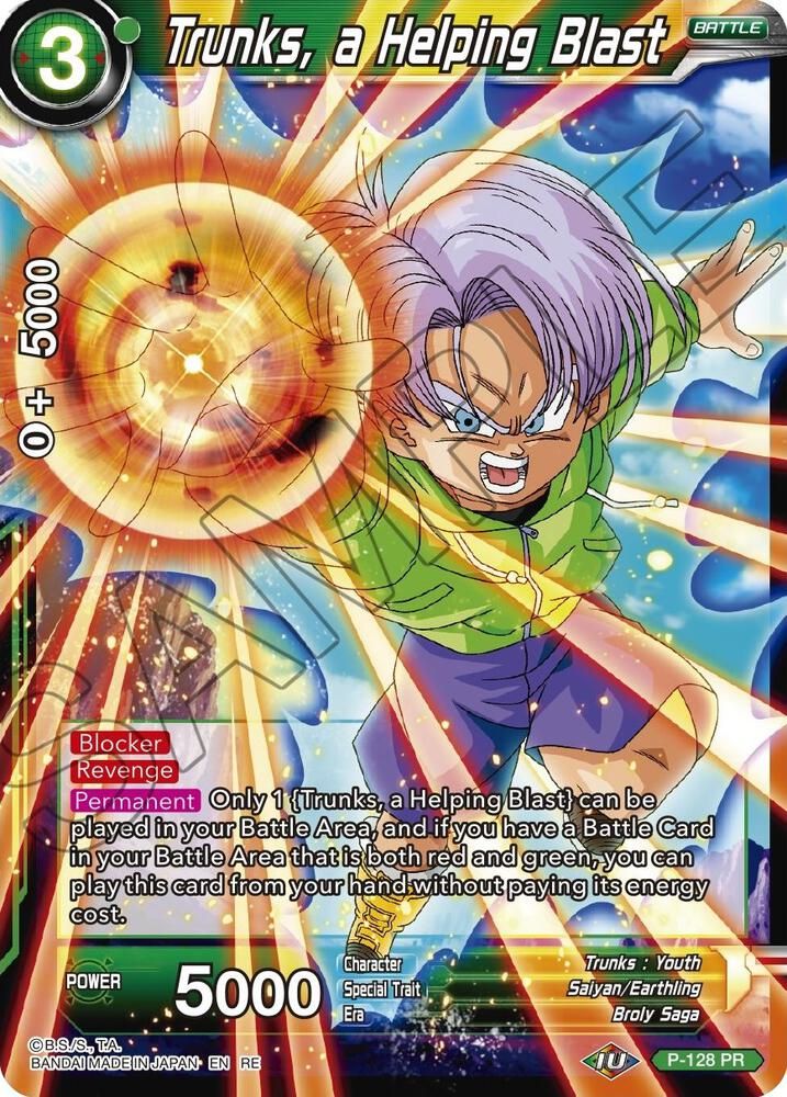 Trunks, a Helping Blast - Mythic Booster (MB-01) Mythic Booster