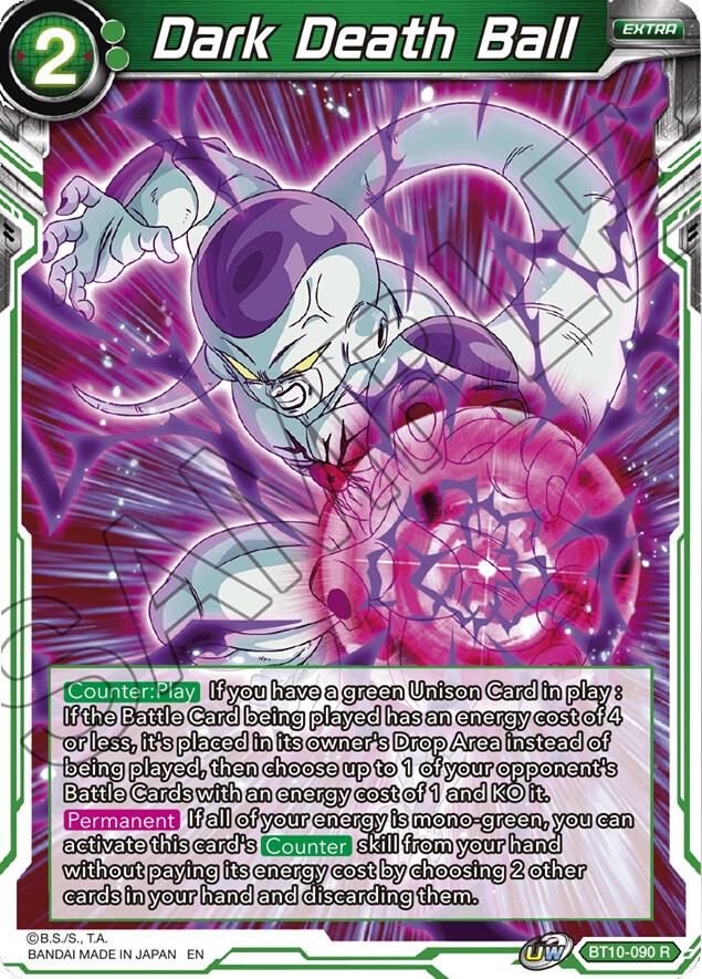 Dark Death Ball - Rise of the Unison Warrior (DBS-B10) Rise of the Unison Warrior