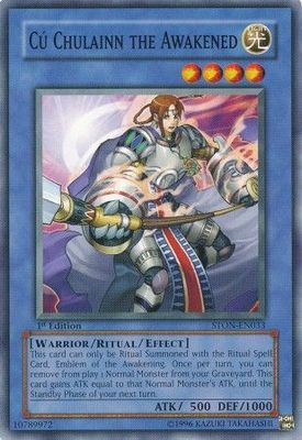 Cu Chulainn the Awakened - STON-EN033 - Common 1st Edition Strike of Neos [STON] 1st Edition Singles