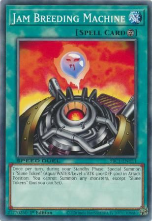 Jam Breeding Machine - SBC1-ENH11 - Common 1st Edition Speed Duel: Streets of Battle City Singles