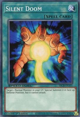 Silent Doom - SBCB-EN101 - Common 1st Edition Speed Duel Battle City Box 1st Edition Singles