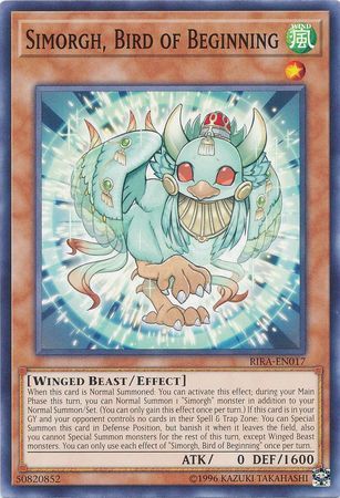 Simorgh, Bird of Beginning - RIRA-EN017 - Common Unlimited Rising Rampage [RIRA] Unlimited Singles