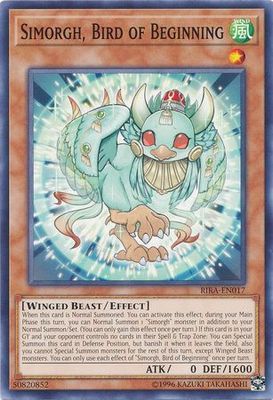 Simorgh, Bird of Beginning - RIRA-EN017 - Common Unlimited Rising Rampage [RIRA] Unlimited Singles