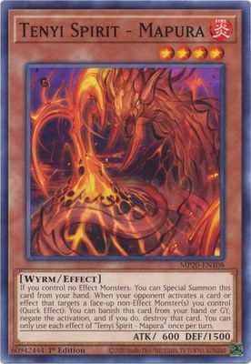 Tenyi Spirit - Mapura - MP20-EN108 - Common 1st Edition 2020 Mega-Tin: Lost Memories 1st Edition Singles (espanol)
