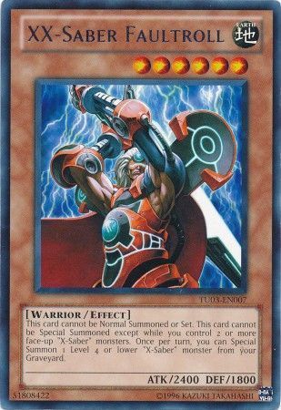 XX-Saber Faultroll - TU03-EN007 - Rare Turbo Pack 3 TU03 (espanol)