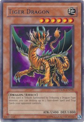 Tiger Dragon - CSOC-EN036 - Rare Unlimited Crossroads of Chaos [CSOC] Unlimited Singles