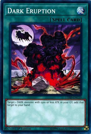 Dark Eruption - LEHD-ENC19 - Common 1st Edition Legendary Hero Decks 1st Edition Singles