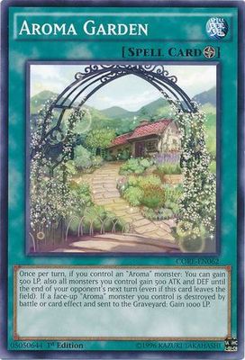 Aroma Garden - CORE-EN062 - Common 1st Edition Clash of Rebellions 1st Edition Singles (espanol)