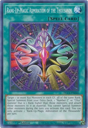 Rank-Up-Magic Admiration of the Thousands - DLCS-EN046 - Common 1st Edition Dragons of Legend The Complete Series 1st Edition Singles