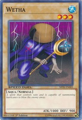 Wetha - SBTK-EN005 - Common 1st Edition Speed Duel: Trials of the Kingdom Singles