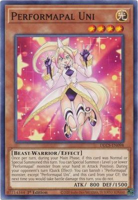 Performapal Uni - DLCS-EN098 - Common 1st Edition Dragons of Legend The Complete Series 1st Edition Singles